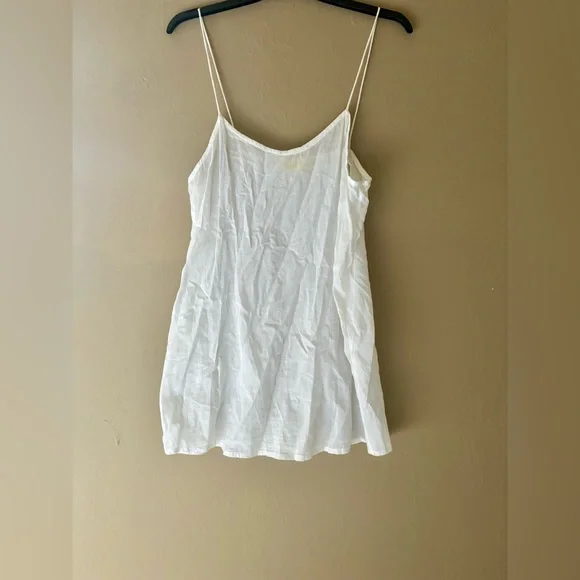 ROLLER RABBIT WHITE CEJA EYELET COTTON BOHO COASTAL DRESS OR COVERUP MEDIUM - Picture 8 of 10